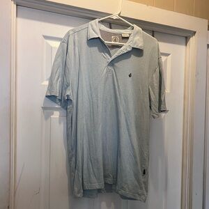 Volcom Casual Blue Mens Polo Shirt